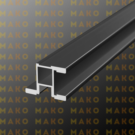 Профиль вертикальный симметричный MS140 Титан (A18)